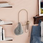 Wallity Frog-A Gancho de pared metálico Dorado
